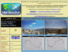 Tablet Screenshot of nikaia-davis.meteoclub.gr